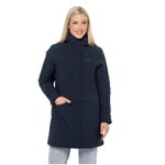 Jack Wolfskin Wintermantel Silent Wisper Parka (wasser- und winddicht, PFC-frei) dunkelblau Damen